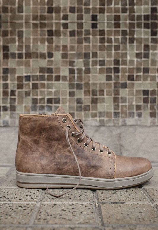 Zapatilla Hombre / Alquinta Camel Mostaza