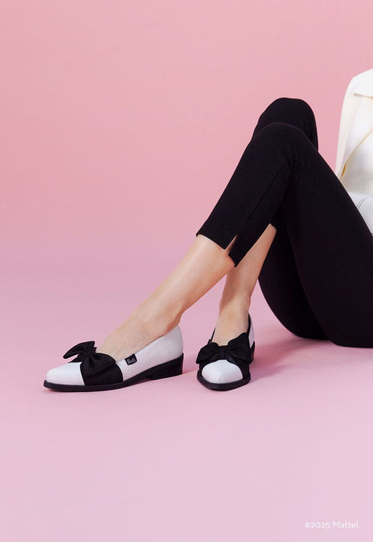 Zapato Barbie / Betsy Negro Blanco